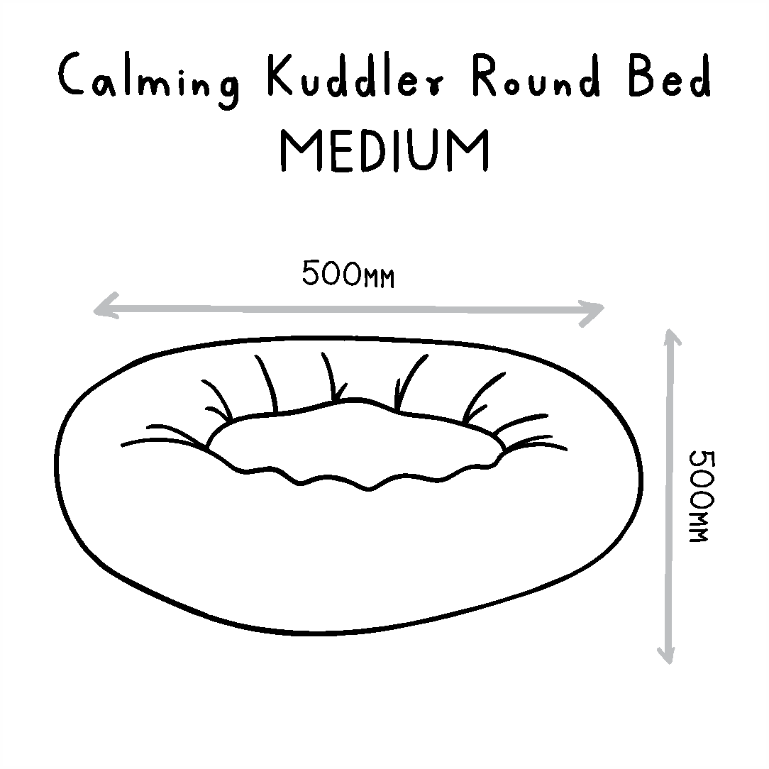 Huntlea Calming Kuddler Round Dog Bed