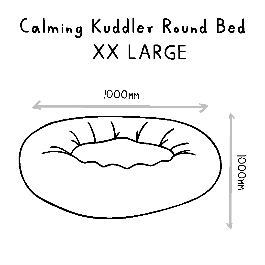 Huntlea Calming Kuddler Round Dog Bed