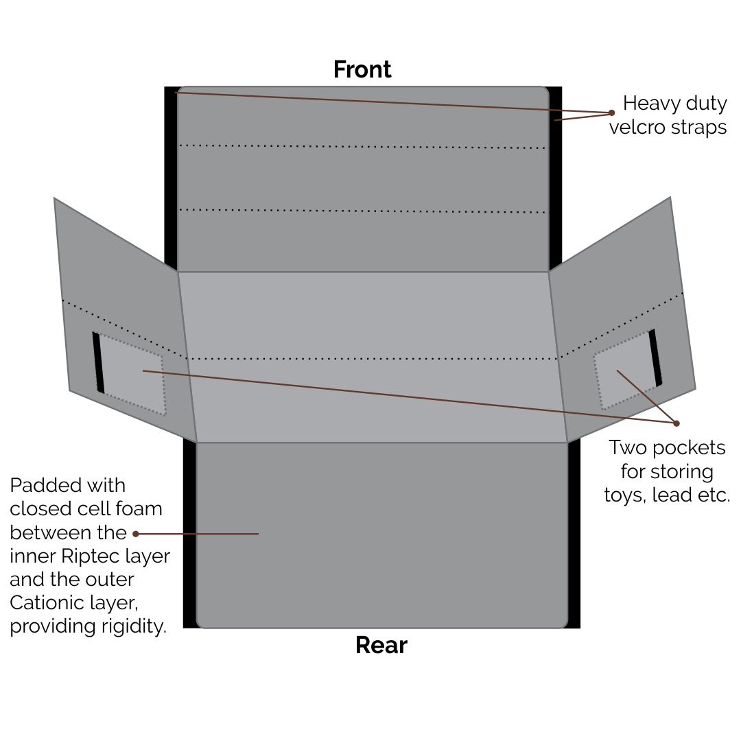 Huntlea Dog Boot Box