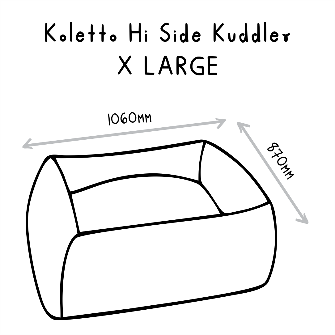 Koletto Hi Sided Kuddler Dog Bed