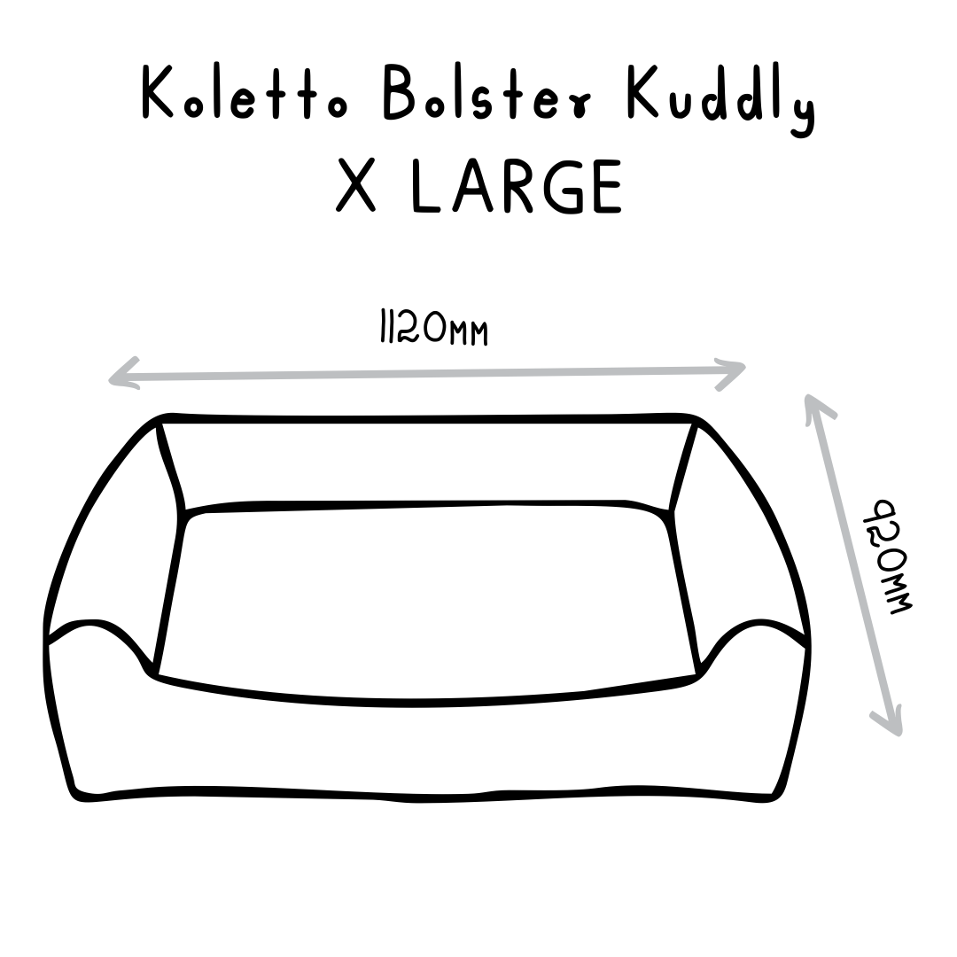 Huntlea Kuddly Bolster Dog Bed