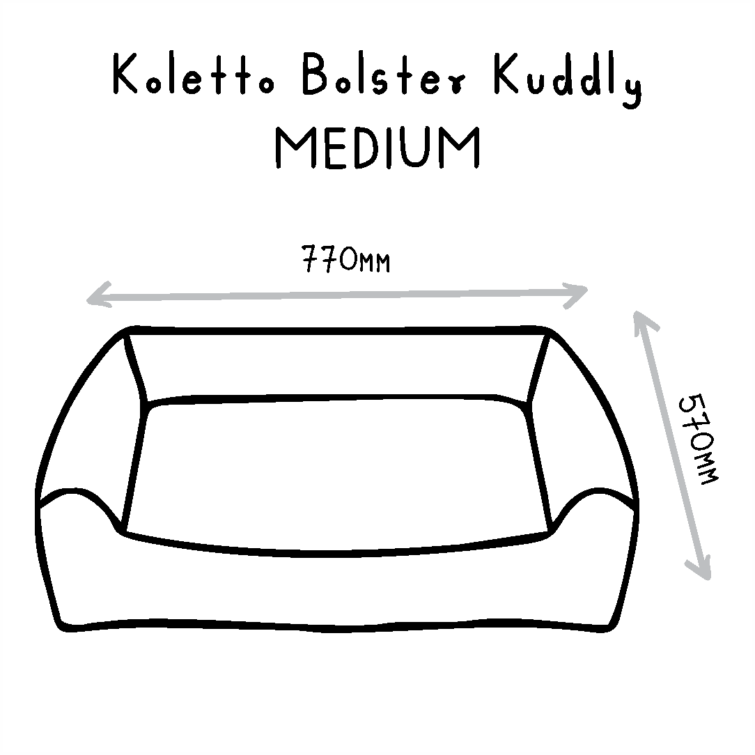 Huntlea Kuddly Bolster Dog Bed