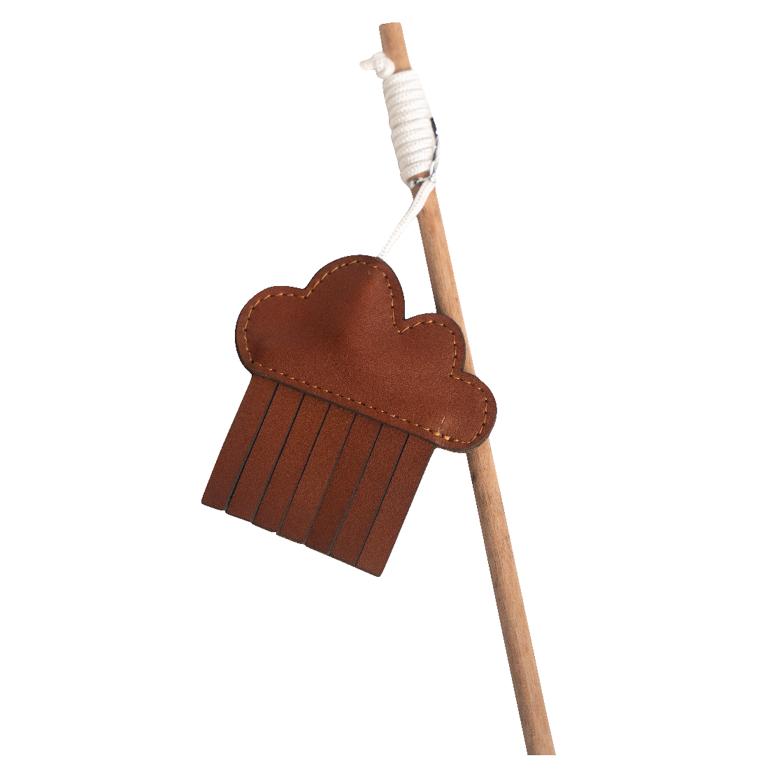 Huntlea Dangler Cat Toy Leather Cloud