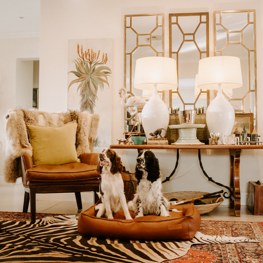 Huntlea Leather Slumber Dog Bed