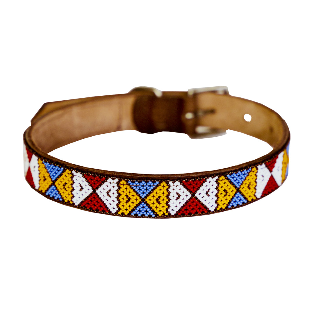 Beaded Dog Collar Bow