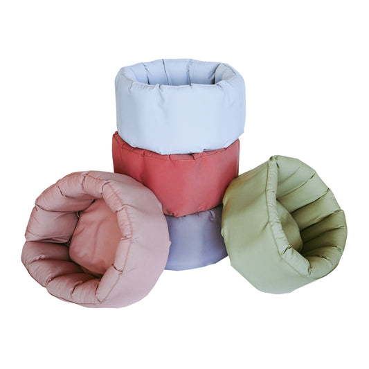 Koletto Hi Rise Round - Colour Stack (Kale, Peach, Teal, Scarlet, Silhouette)