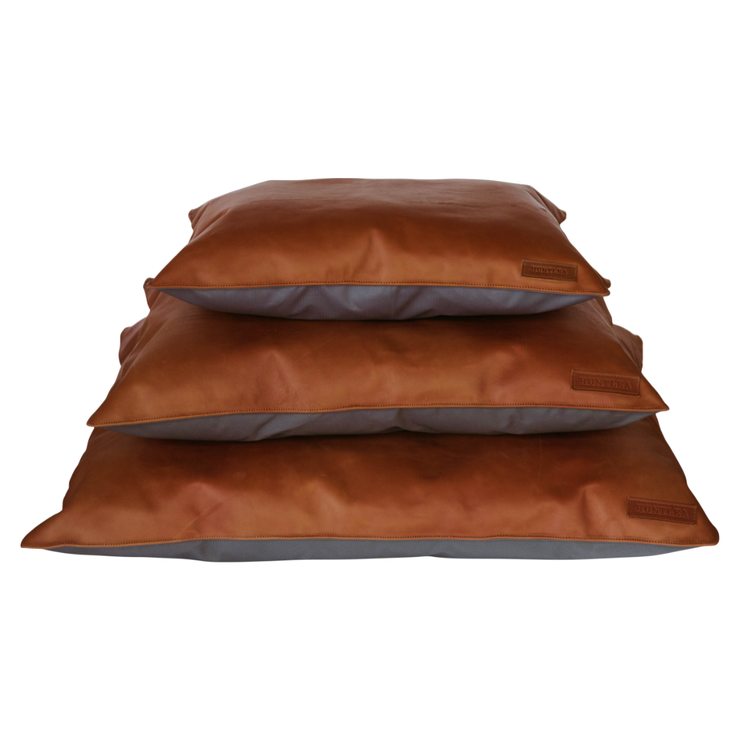 Huntlea Leather Pillow Dog Bed