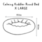 Huntlea Calming Kuddler Round Dog Bed