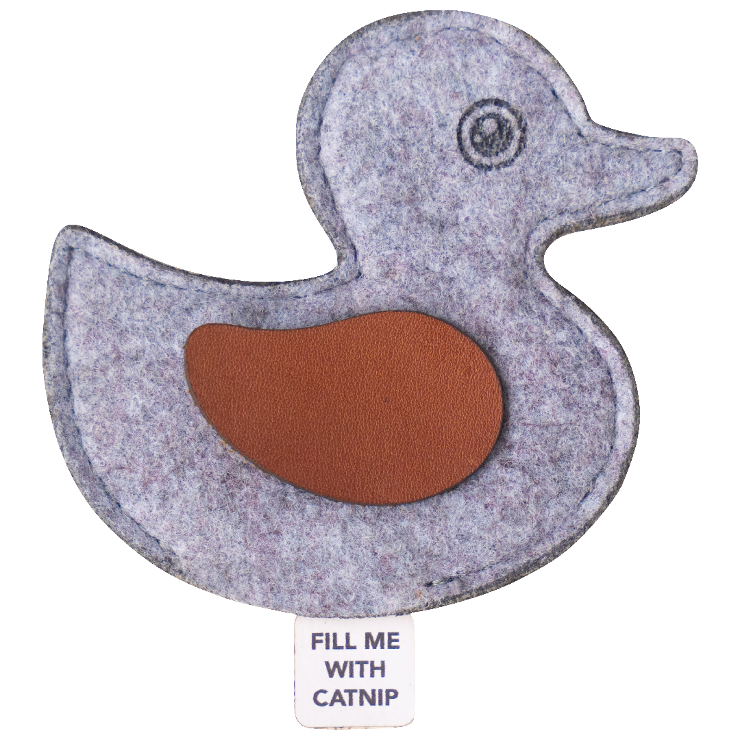 Huntlea Refillable Cat Toy Felt Duck