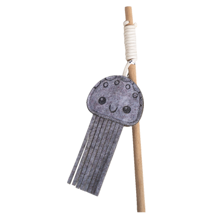 Huntlea Dangler Cat Toy Felt Jelly Fish