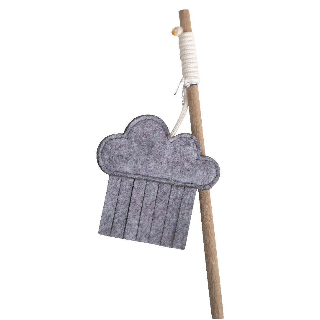 Huntlea Dangler Cat Toy Felt Cloud