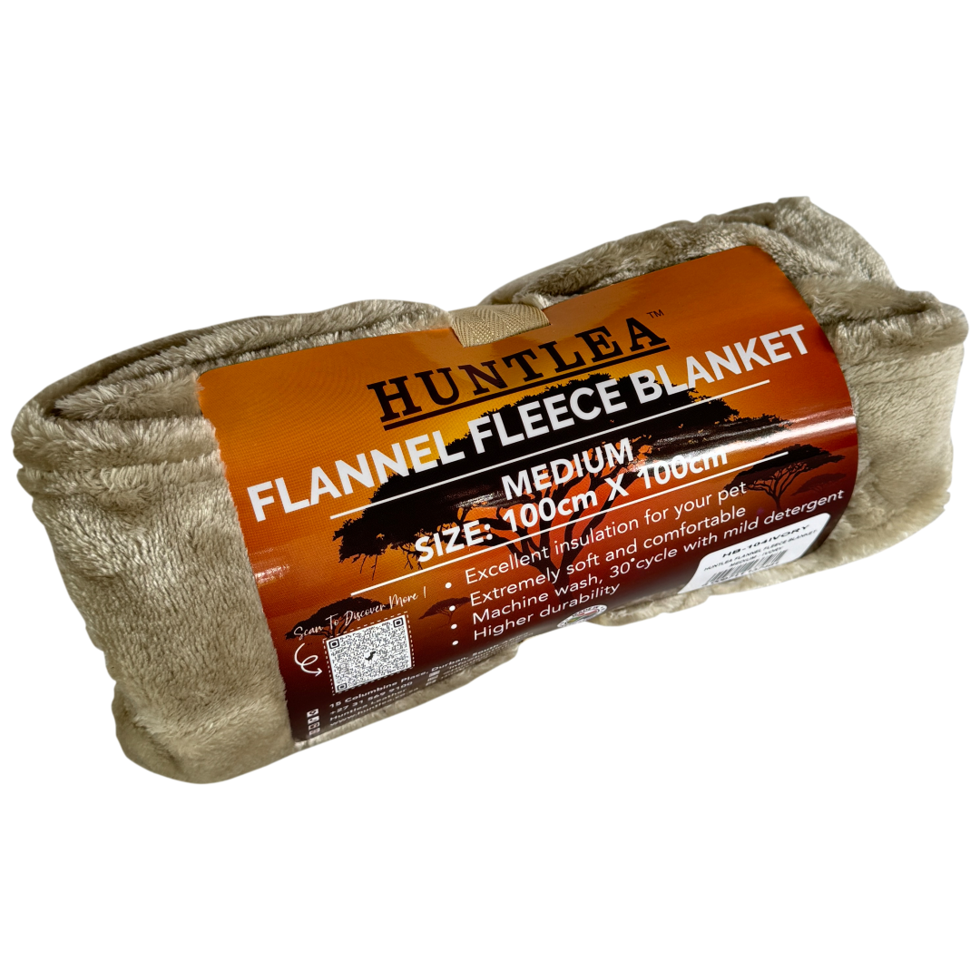 Huntlea Flannel Fleece Dog Blanket