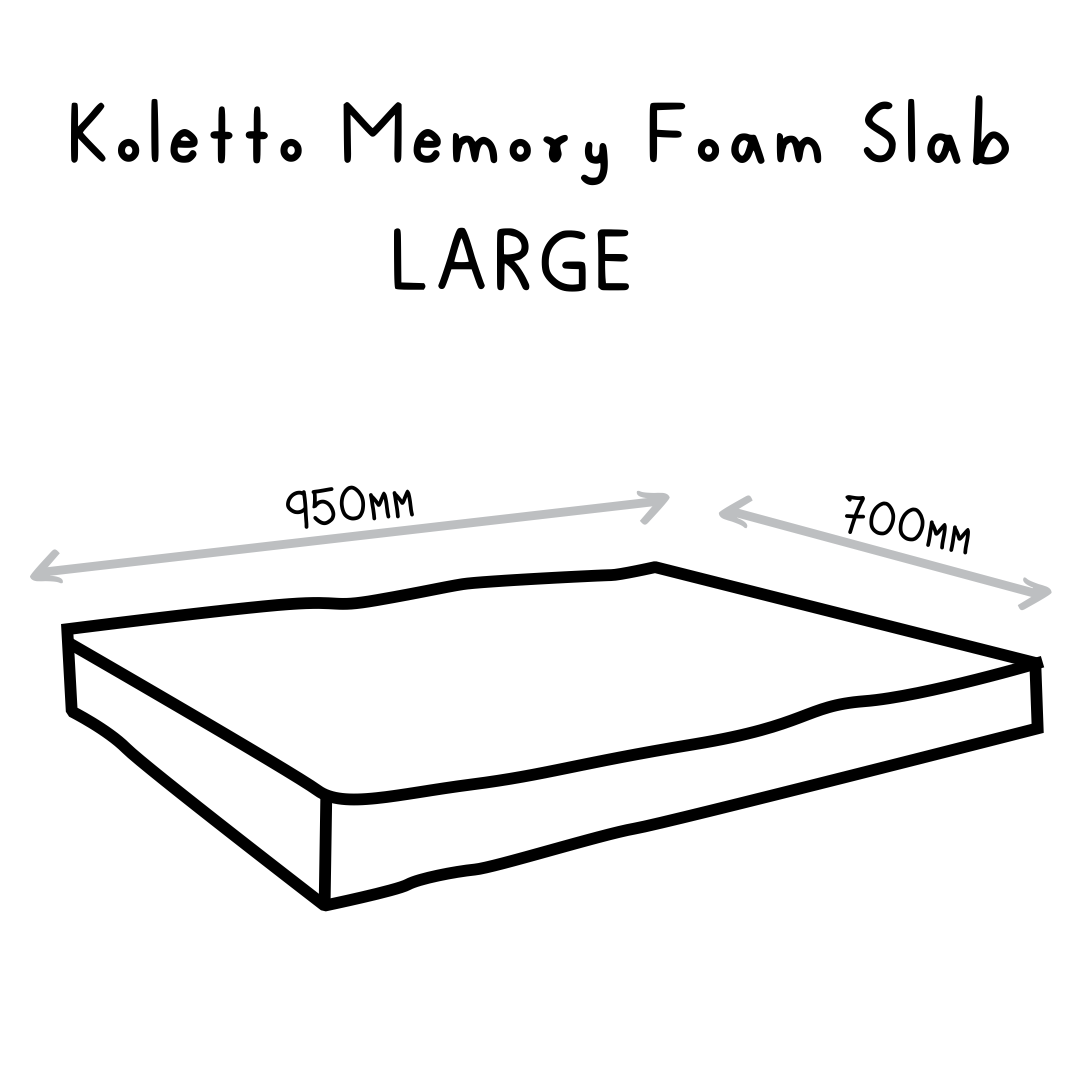 Koletto Memory Foam Slab Bed
