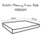 Koletto Memory Foam Slab Bed