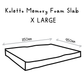 Koletto Memory Foam Slab Bed