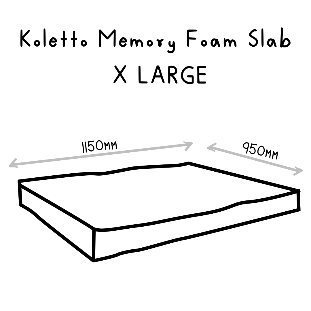 Koletto Memory Foam Slab Bed