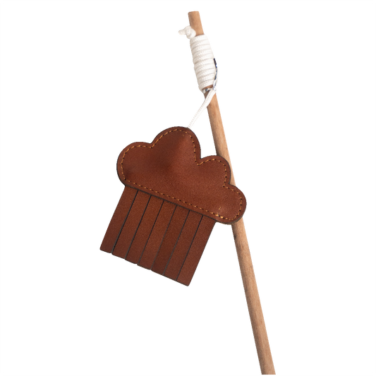 Huntlea Dangler Cat Toy Leather Cloud