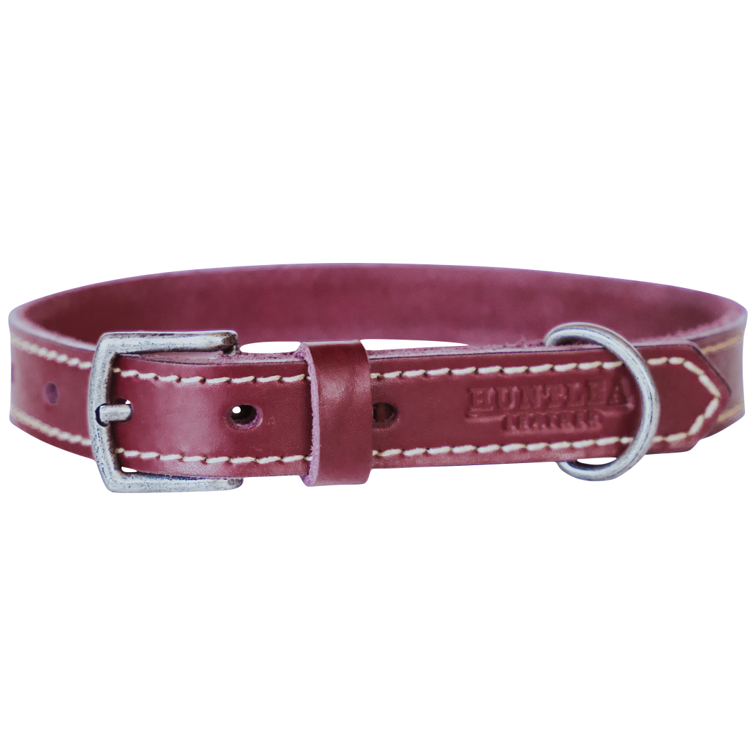 Leopard Dog Leather Collar