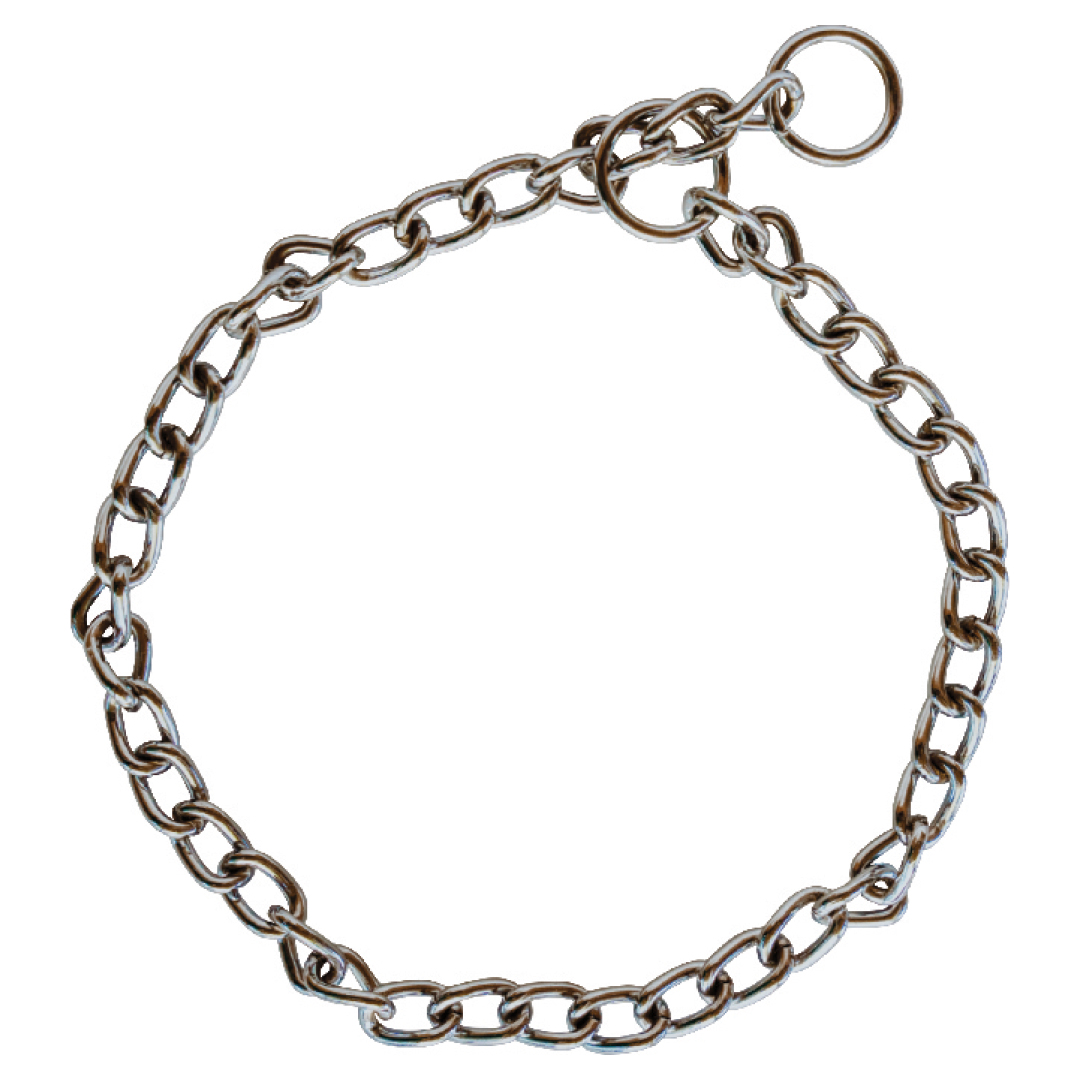 Huntlea Nickel Plated Dog Check Chain