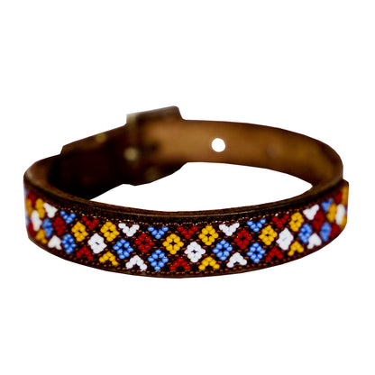 Beaded Dog Collar Daisy