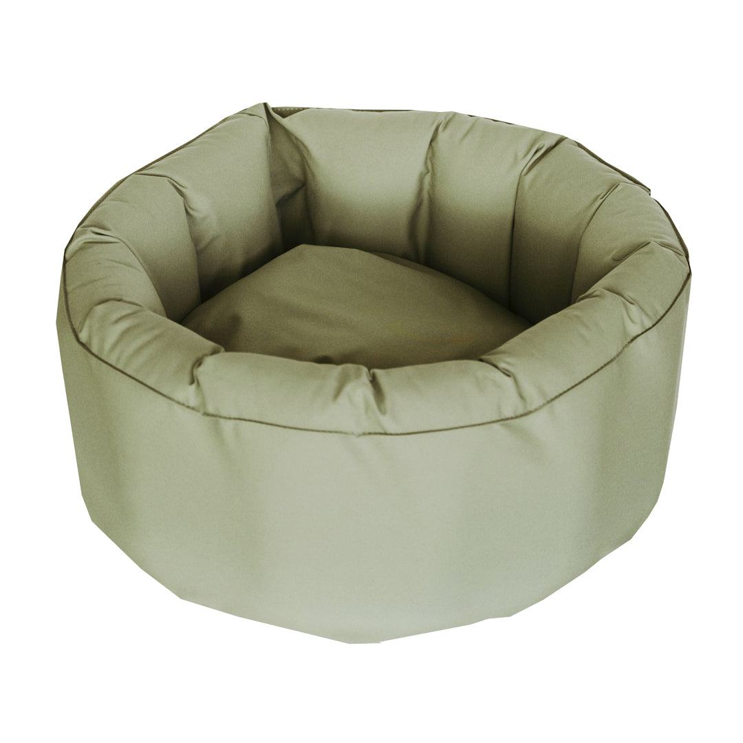 Koletto Hi Rise Round Dog Bed Large Kale