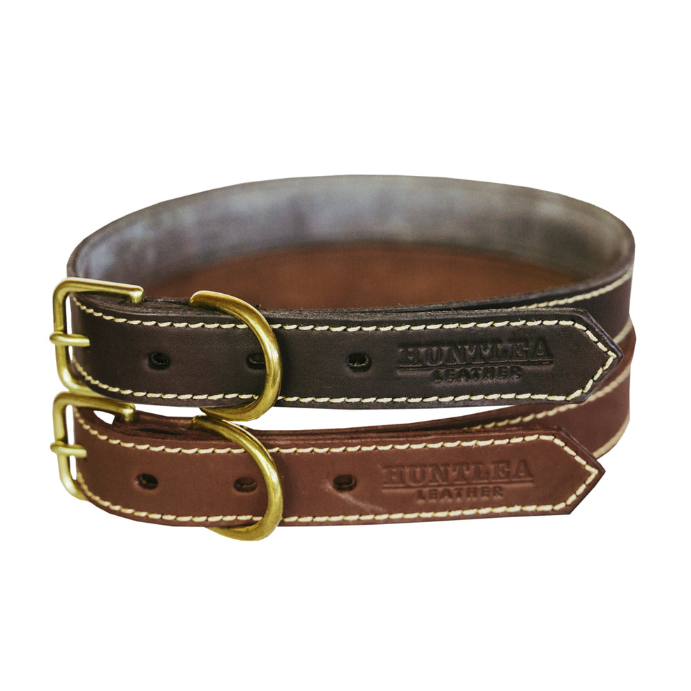 Lion Dog Leather Collar HUNTLEA