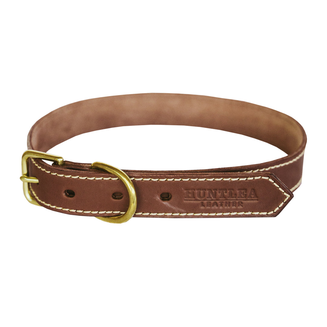 Lion Dog Leather Collar HUNTLEA