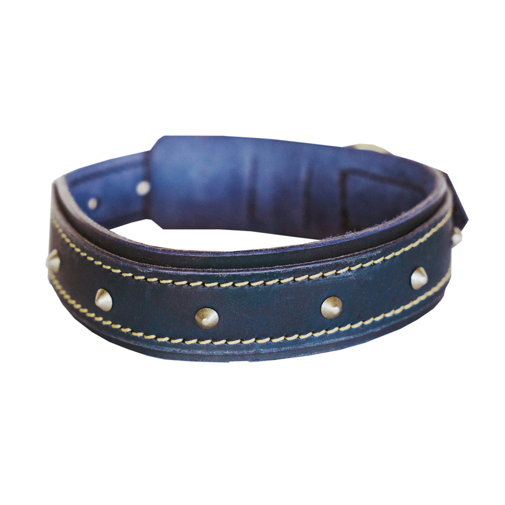 Rhino Dog Leather Collar HUNTLEA